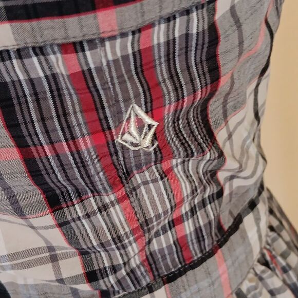 NWT Volcom Plaid Dress - Picture 6 of 12